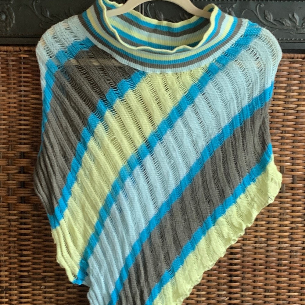 Striped Poncho